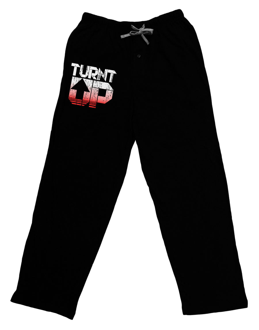 TooLoud Turnt Up Distressed Adult Lounge Pants-Lounge Pants-TooLoud-Black-Small-Davson Sales