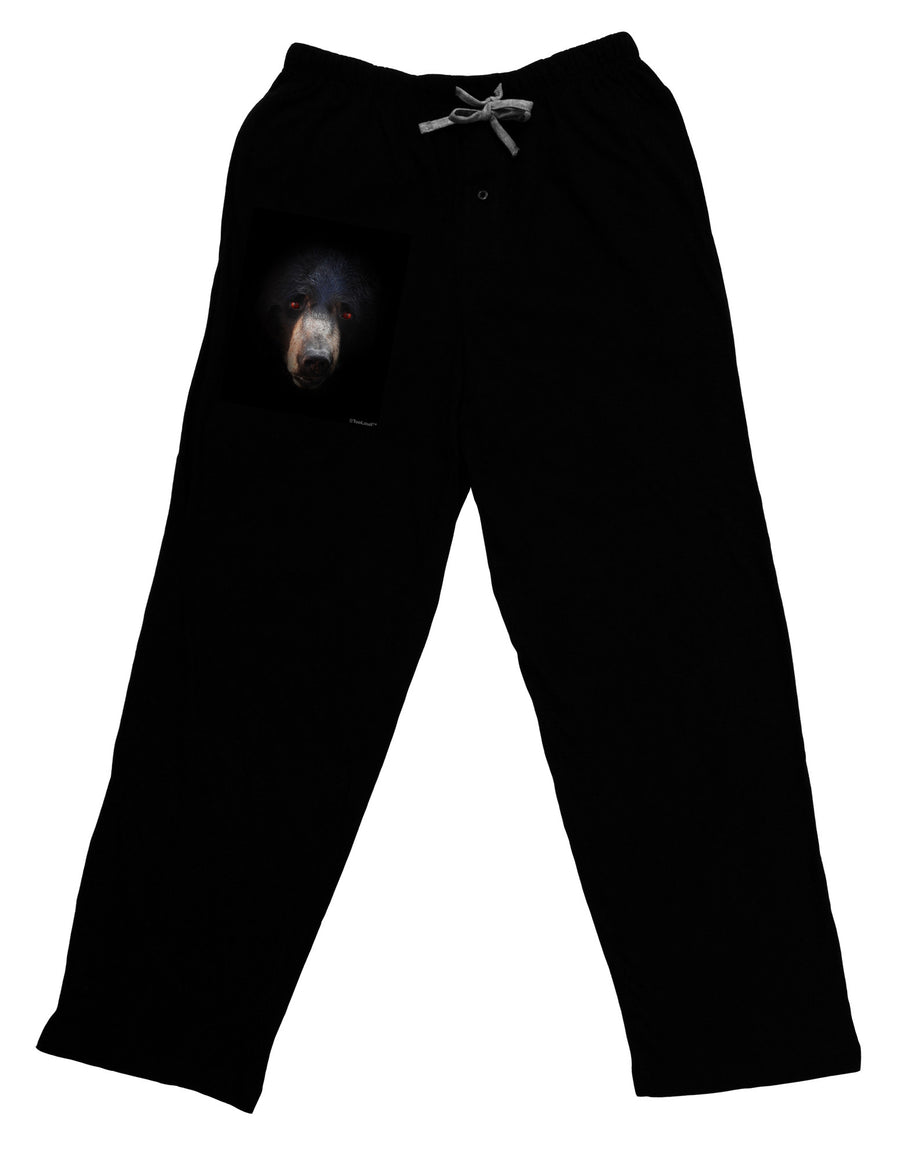 Scary Black Bear Adult Lounge Pants-Lounge Pants-TooLoud-Black-Small-Davson Sales