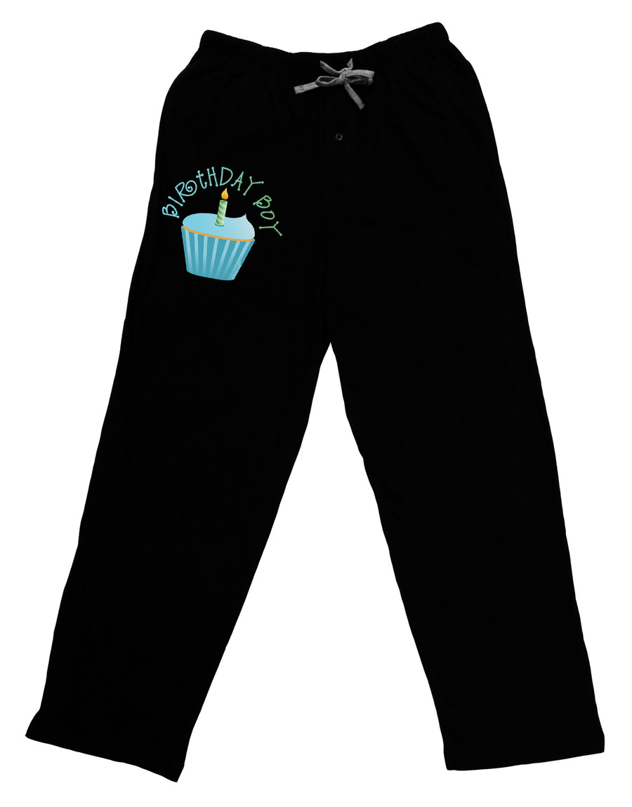 Birthday Boy - Candle Cupcake Adult Lounge Pants by TooLoud-Lounge Pants-TooLoud-Black-Small-Davson Sales