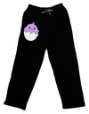 Cute Hatching Chick - Purple Adult Lounge Pants - Black by TooLoud-Lounge Pants-TooLoud-Black-Small-Davson Sales