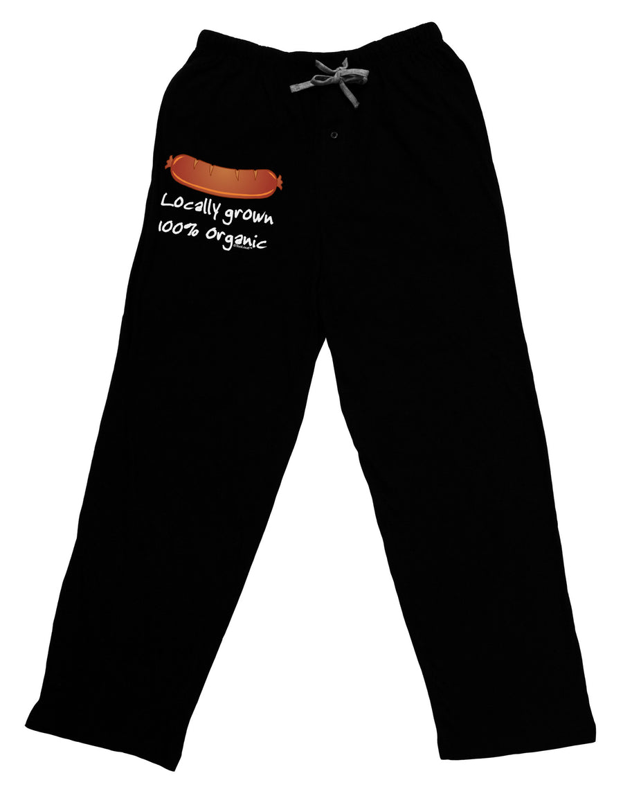 Locally Grown Organic Sausage Adult Lounge Pants-Lounge Pants-TooLoud-Black-Small-Davson Sales