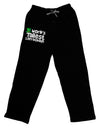 World's Tallest Leprechaun Adult Lounge Shorts - Red or Black by TooLoud-Lounge Shorts-TooLoud-Black-Small-Davson Sales