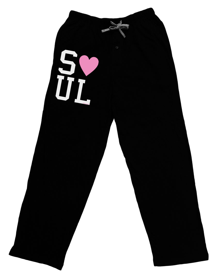 Matching Soulmate Design - Soul - Pink Adult Lounge Shorts - Red or Black by TooLoud-Lounge Shorts-TooLoud-Black-Small-Davson Sales