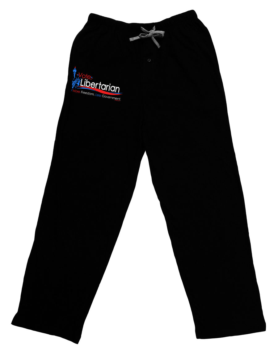 Libertarian Slogan Adult Lounge Pants-Lounge Pants-TooLoud-Black-Small-Davson Sales