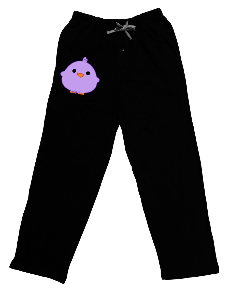 Cute Little Chick - Purple Adult Lounge Pants - Black by TooLoud-Lounge Pants-TooLoud-Black-Small-Davson Sales