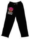 Cream Filled Pink Cupcake Design Adult Lounge Shorts - Red or Black by TooLoud-Lounge Shorts-TooLoud-Black-Small-Davson Sales