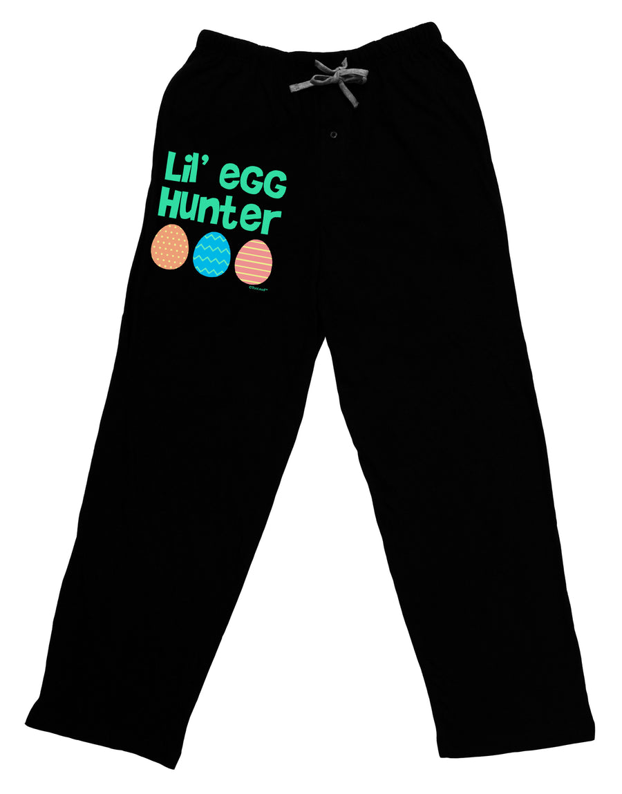 Lil' Egg Hunter - Easter - Green Adult Lounge Pants - Black by TooLoud-Lounge Pants-TooLoud-Black-Small-Davson Sales