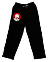Scary Clown Watercolor Adult Lounge Pants-Lounge Pants-TooLoud-Black-Small-Davson Sales