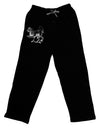 Leo Illustration Adult Lounge Pants-Lounge Pants-TooLoud-Black-Small-Davson Sales