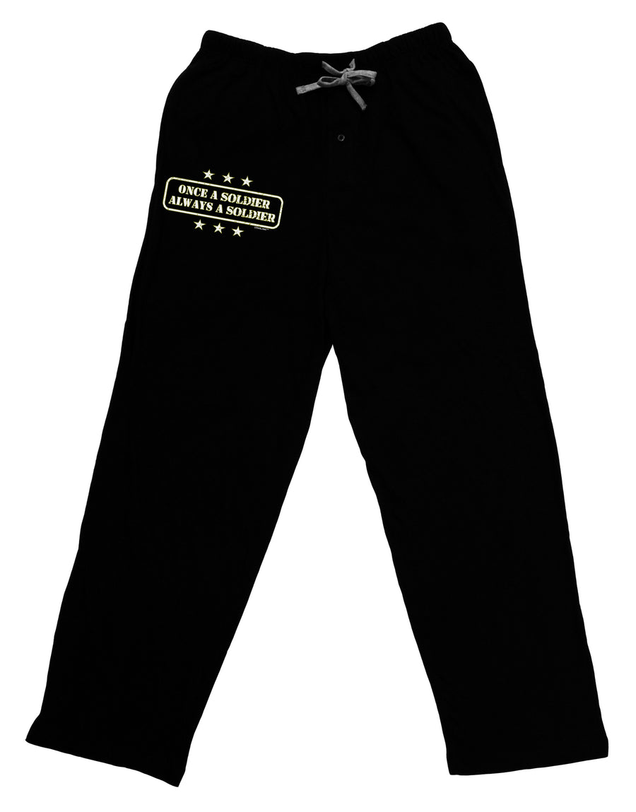 Always A Soldier Adult Lounge Pants-Lounge Pants-TooLoud-Black-Small-Davson Sales