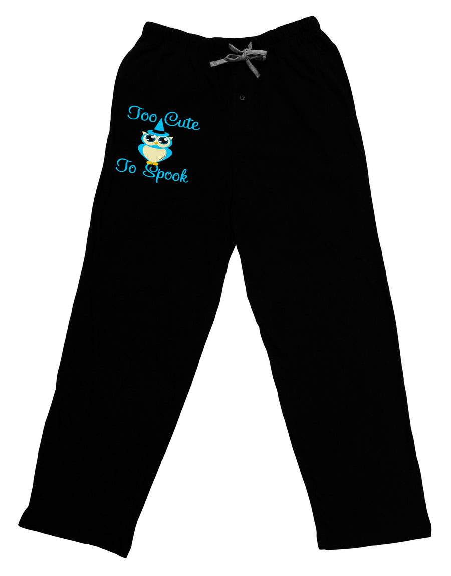 Owl Too Cute Blue Adult Lounge Pants-Lounge Pants-TooLoud-Black-Small-Davson Sales