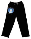 Personalized My First Christmas Snowbaby Blue Adult Lounge Pants by TooLoud-Lounge Pants-TooLoud-Black-Small-Davson Sales