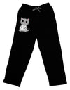 Dr Cat MD - Cute Cat Design Adult Lounge Pants - Black by TooLoud-Lounge Pants-TooLoud-Black-Small-Davson Sales