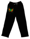 Dilophosaurus Design - Spit Adult Lounge Shorts - Red or Black by TooLoud-Lounge Shorts-TooLoud-Black-Small-Davson Sales