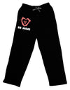 Be Mine - Bio Hazard Heart Adult Lounge Pants - Black by TooLoud-Lounge Pants-TooLoud-Black-Small-Davson Sales