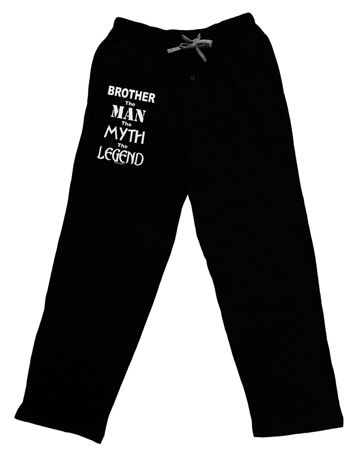 Brother The Man The Myth The Legend Adult Lounge Pants by TooLoud-Lounge Pants-TooLoud-Black-Small-Davson Sales
