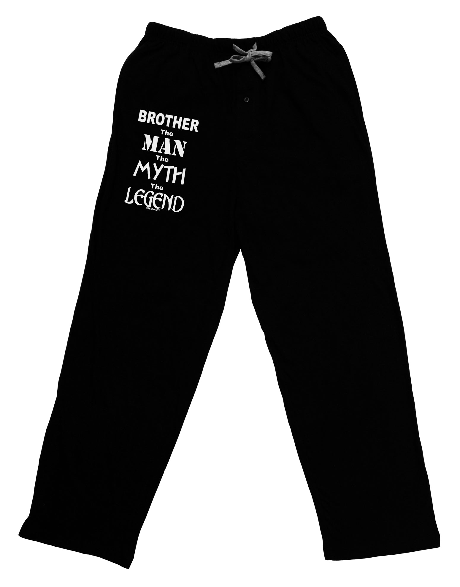 Brother The Man The Myth The Legend Adult Lounge Pants by TooLoud-Lounge Pants-TooLoud-Black-Small-Davson Sales