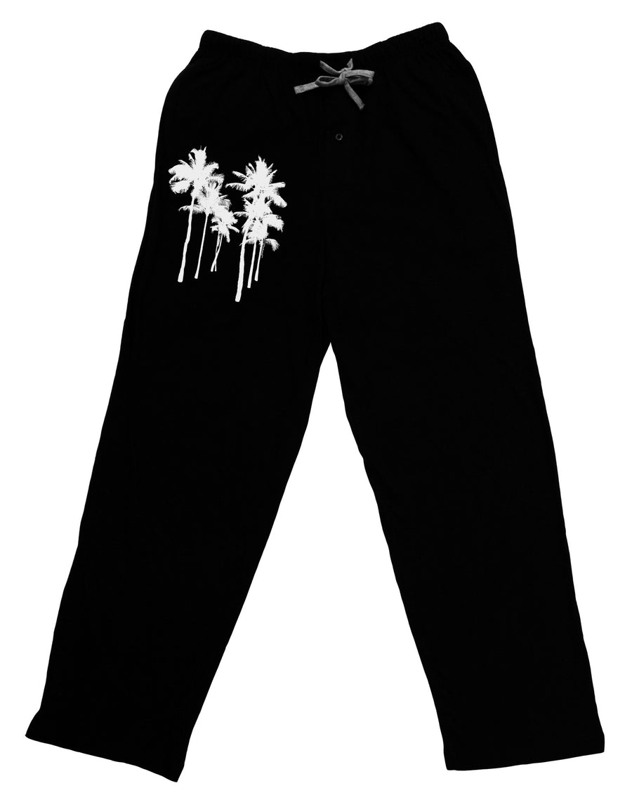 Palm Rows Silhouette Adult Lounge Pants-Lounge Pants-TooLoud-Black-Small-Davson Sales