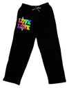 Love Is Love Lesbian Pride Adult Lounge Pants-Lounge Pants-TooLoud-Black-Small-Davson Sales