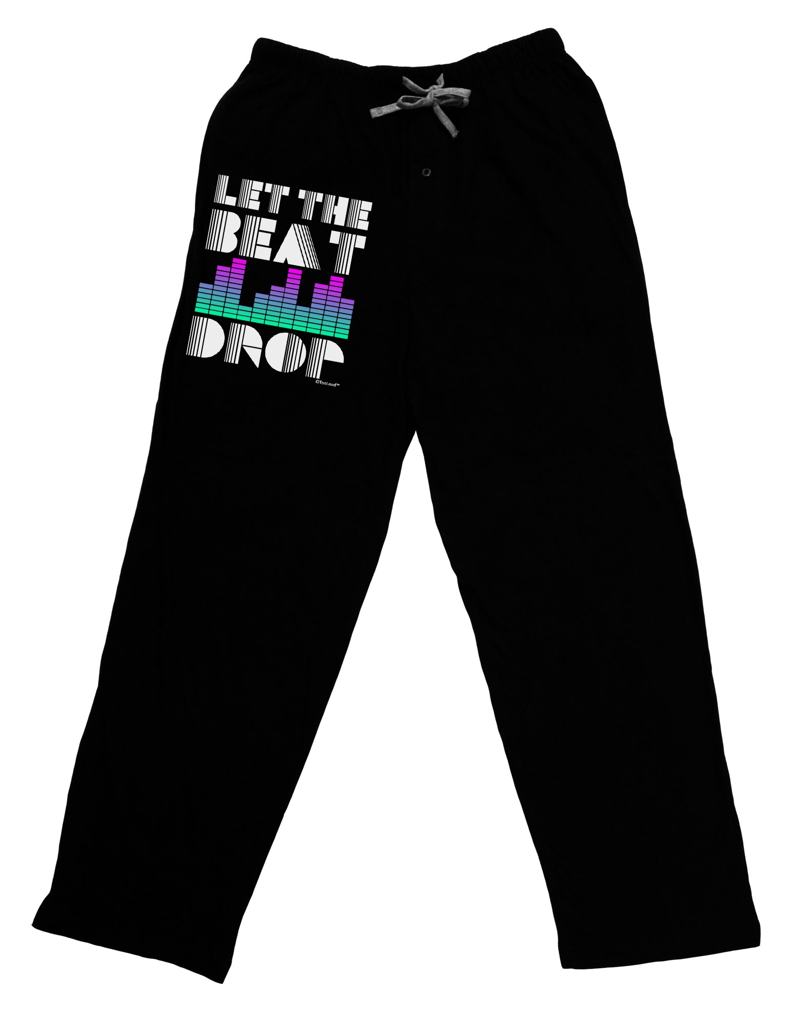 Let the Beat Drop Design Adult Lounge Shorts by TooLoud-Lounge Shorts-TooLoud-Black-Small-Davson Sales