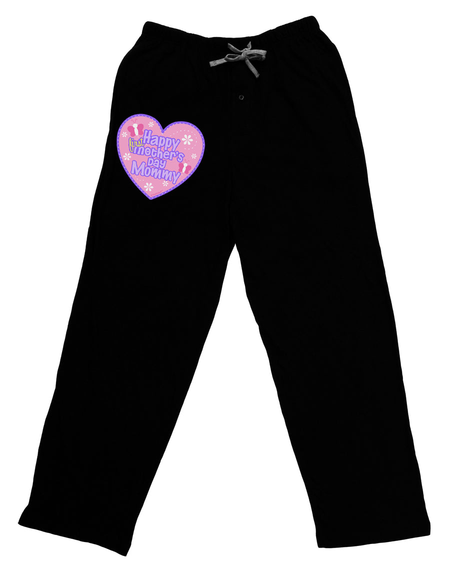 Happy First Mother's Day Mommy - Pink Adult Lounge Pants by TooLoud-Lounge Pants-TooLoud-Black-Small-Davson Sales