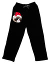 Santa Hat Disgruntled Siamese Cat Adult Lounge Pants by-Lounge Pants-TooLoud-Black-Small-Davson Sales