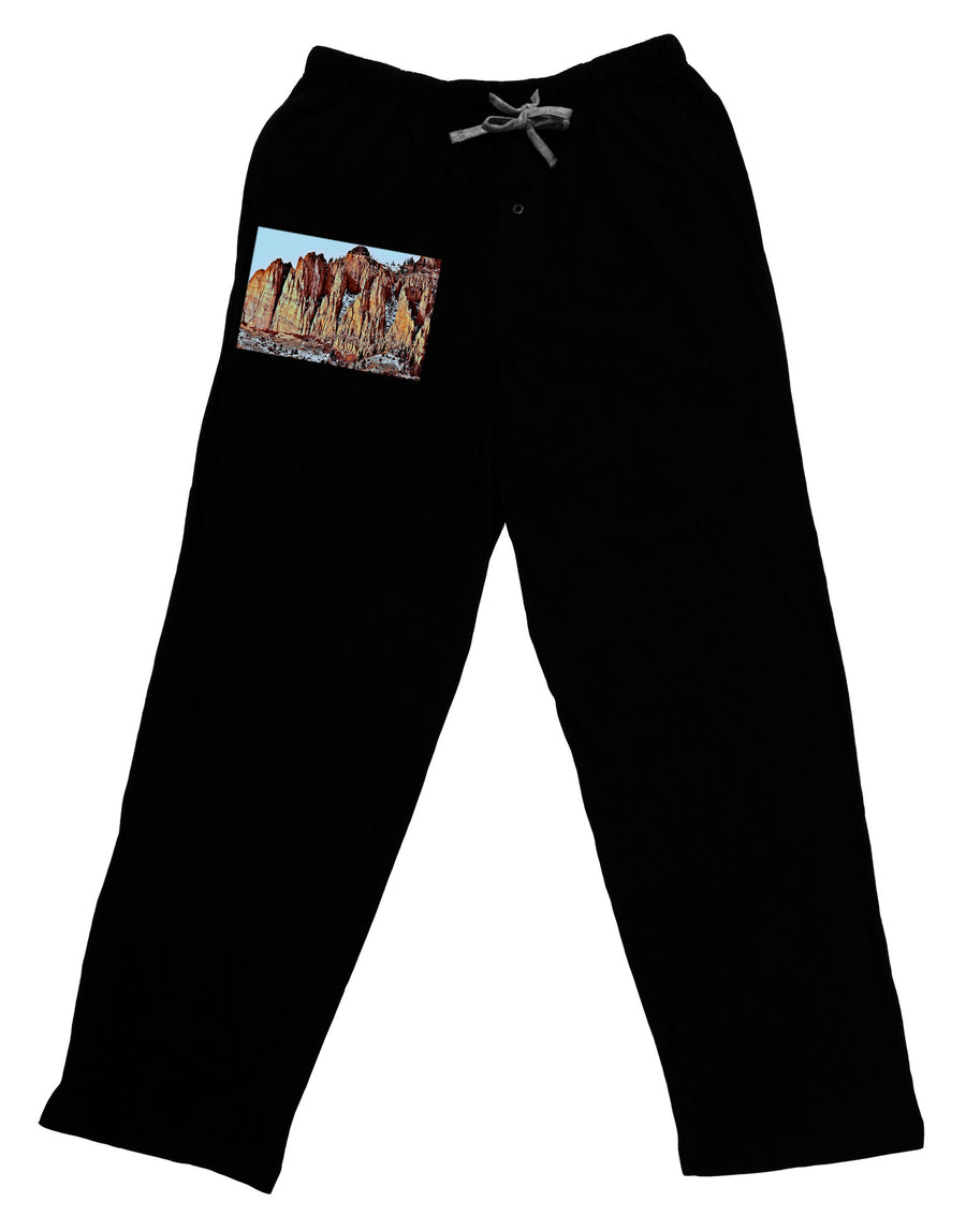 Colorado Mountain Spires Adult Lounge Pants-Lounge Pants-TooLoud-Black-Small-Davson Sales