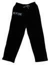 Planet Neptune Text Only Dark Adult Lounge Pants-Lounge Pants-TooLoud-Black-Small-Davson Sales