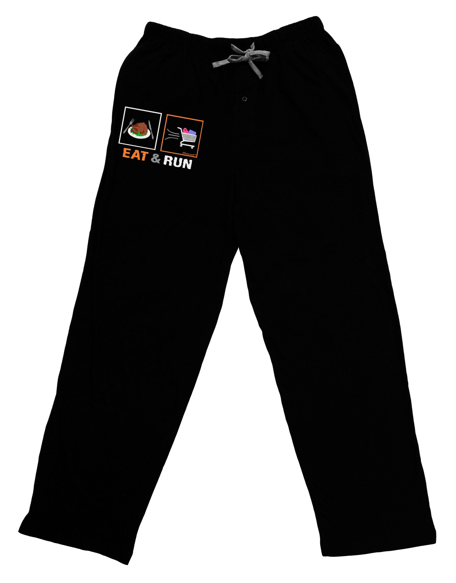 Eat & Run Black Friday Relaxed Adult Lounge Pants-Lounge Pants-TooLoud-Black-Small-Davson Sales