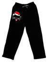 Kyu-T Face Puppina Santa Girl Dog Adult Lounge Pants - Black-Lounge Pants-TooLoud-Black-Small-Davson Sales