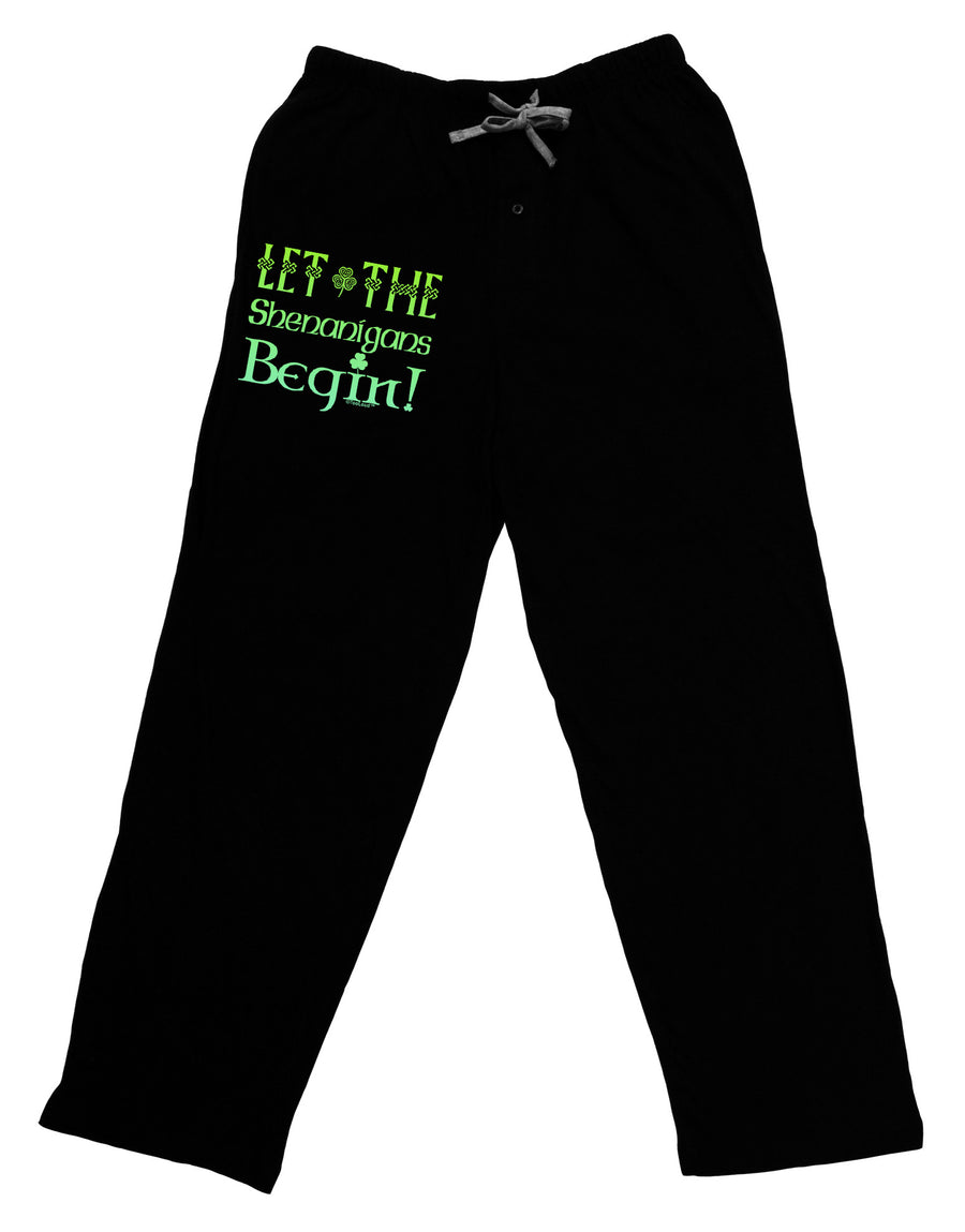 Let the Shenanigans Begin Adult Lounge Pants-Lounge Pants-TooLoud-Black-Small-Davson Sales