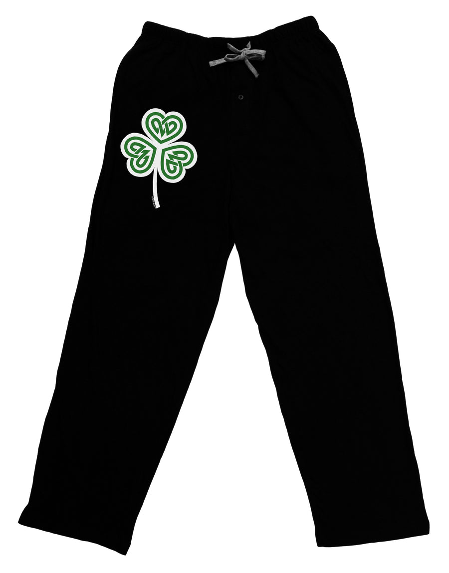 Celtic Knot Irish Shamrock Adult Lounge Pants - Black-Lounge Pants-TooLoud-Black-Small-Davson Sales