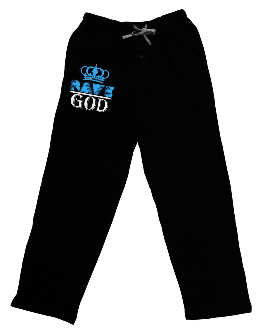 Rave God Relaxed Adult Lounge Pants-Lounge Pants-TooLoud-Black-Small-Davson Sales