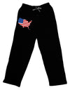 United States Cutout - American Flag Design Adult Lounge Pants by TooLoud-Lounge Pants-TooLoud-Black-Small-Davson Sales