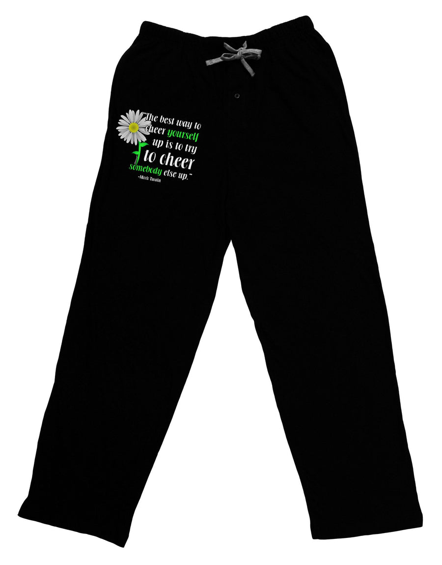 Cheer Yourself Up Mark Twain Adult Lounge Pants-Lounge Pants-TooLoud-Black-2XL-Davson Sales