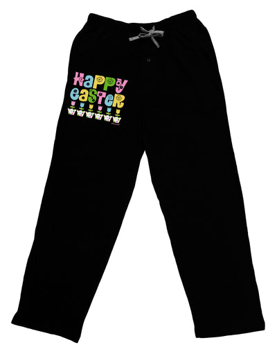 Happy Easter - Tulips Adult Lounge Shorts - Red or Black by TooLoud-Lounge Shorts-TooLoud-Black-Small-Davson Sales