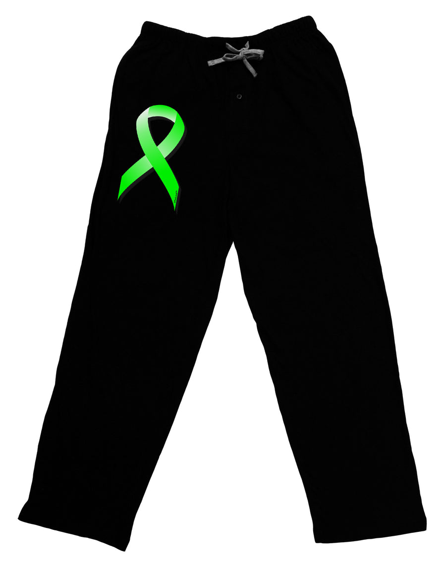 Lyme Disease Awareness Ribbon - Lime Green Adult Lounge Pants-Lounge Pants-TooLoud-Black-Small-Davson Sales