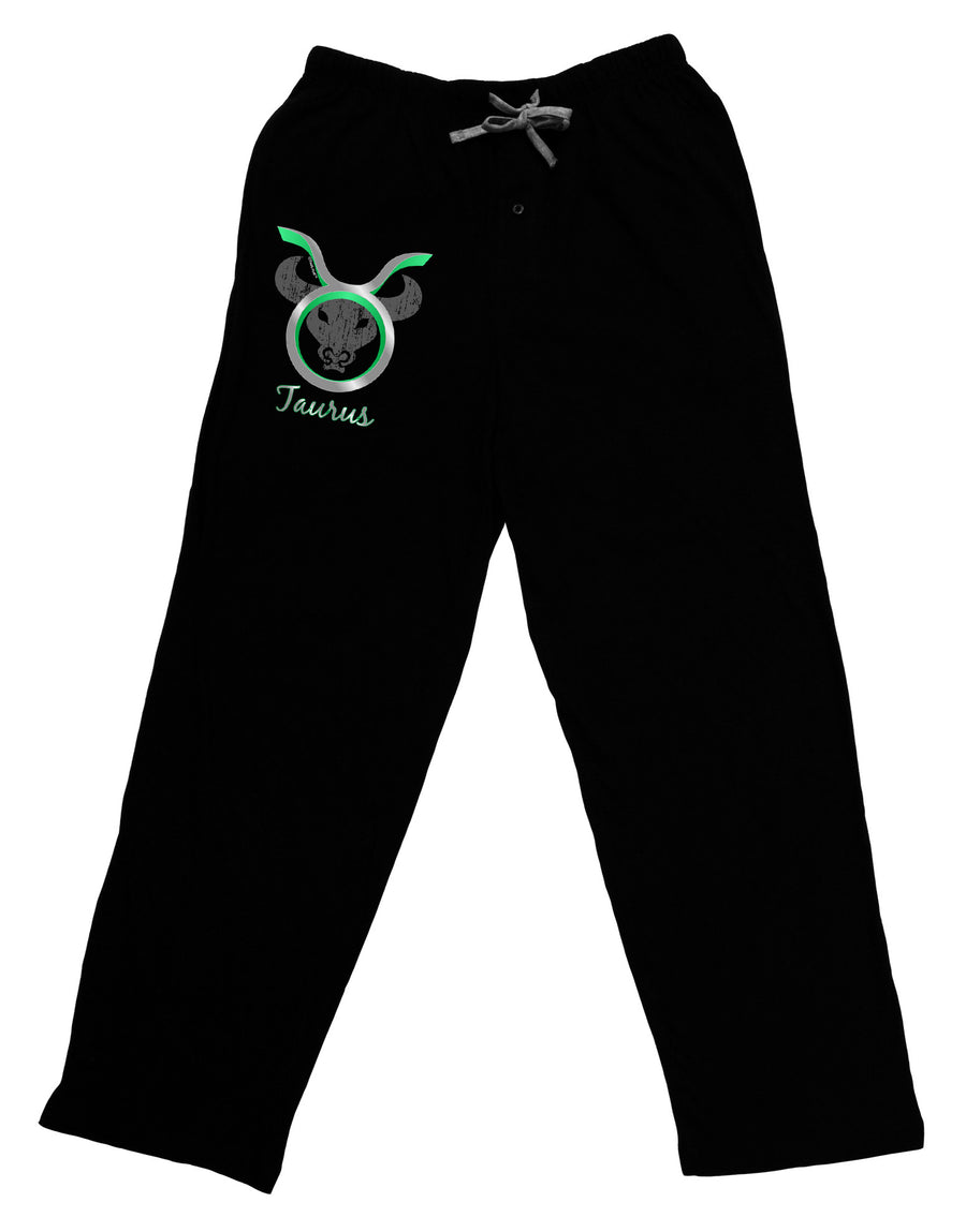 Taurus Symbol Adult Lounge Pants-Lounge Pants-TooLoud-Black-Small-Davson Sales