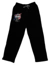 Distressed Paris Stop The Violence Adult Lounge Pants-Lounge Pants-TooLoud-Black-Small-Davson Sales