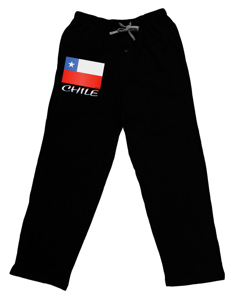 Chile Flag Adult Lounge Pants-Lounge Pants-TooLoud-Black-Small-Davson Sales