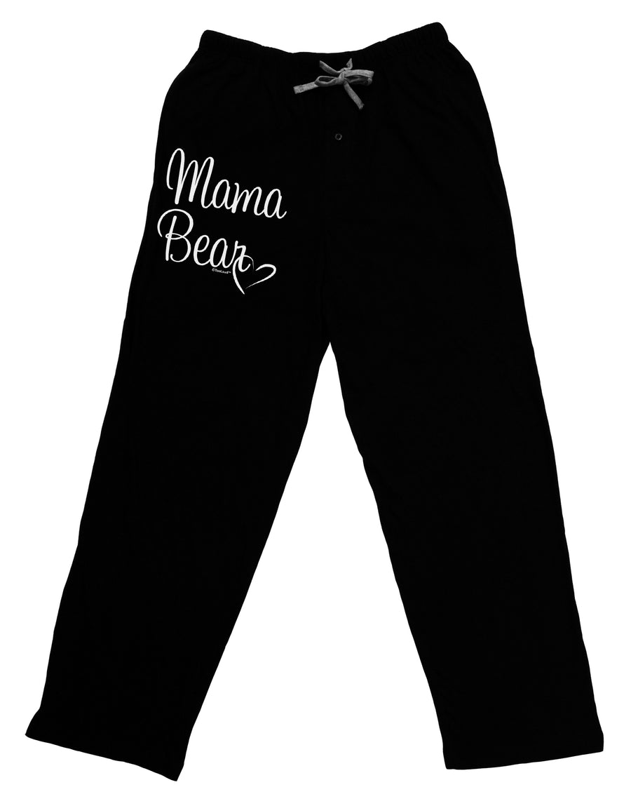 Mama Bear with Heart - Mom Design Adult Lounge Shorts by TooLoud-Lounge Shorts-TooLoud-Black-Small-Davson Sales