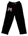 Patriotic Bow Adult Lounge Pants-Lounge Pants-TooLoud-Black-Small-Davson Sales