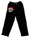 Kyu-T Face Beartholomew Santa Boy Bear Adult Lounge Pants - Black-Lounge Pants-TooLoud-Black-Small-Davson Sales