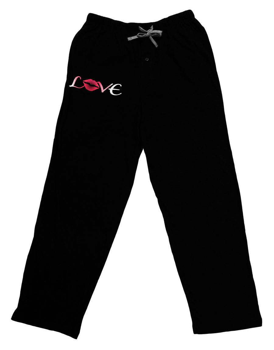 Love Kiss Adult Lounge Pants-Lounge Pants-TooLoud-Black-Small-Davson Sales