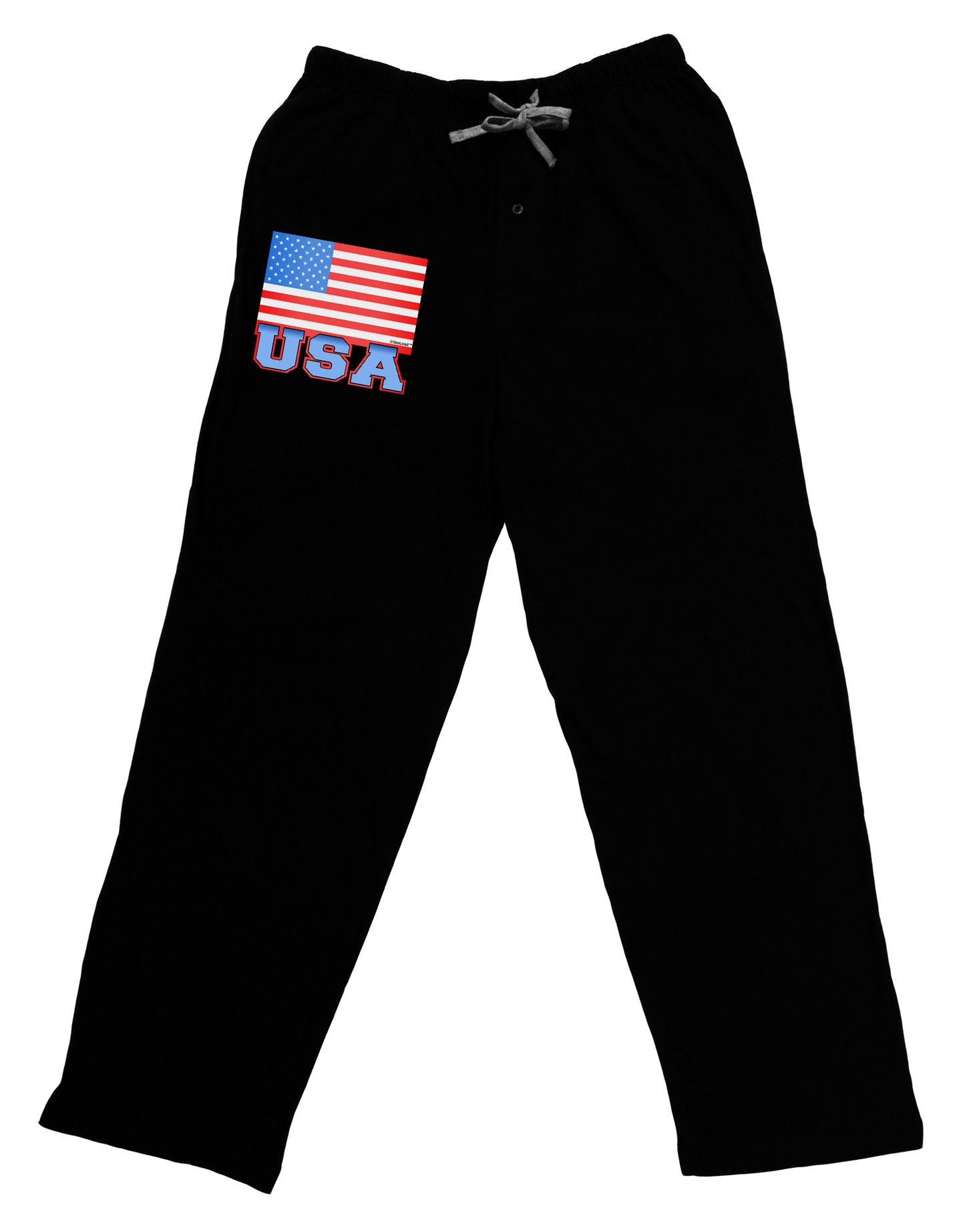 USA Flag Adult Lounge Pants by TooLoud-Lounge Pants-TooLoud-Black-Small-Davson Sales