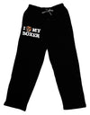 I Heart My Boxer Adult Lounge Pants - Black by TooLoud-Lounge Pants-TooLoud-Black-Small-Davson Sales