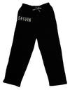 Planet Saturn Text Only Adult Lounge Pants-Lounge Pants-TooLoud-Black-Small-Davson Sales