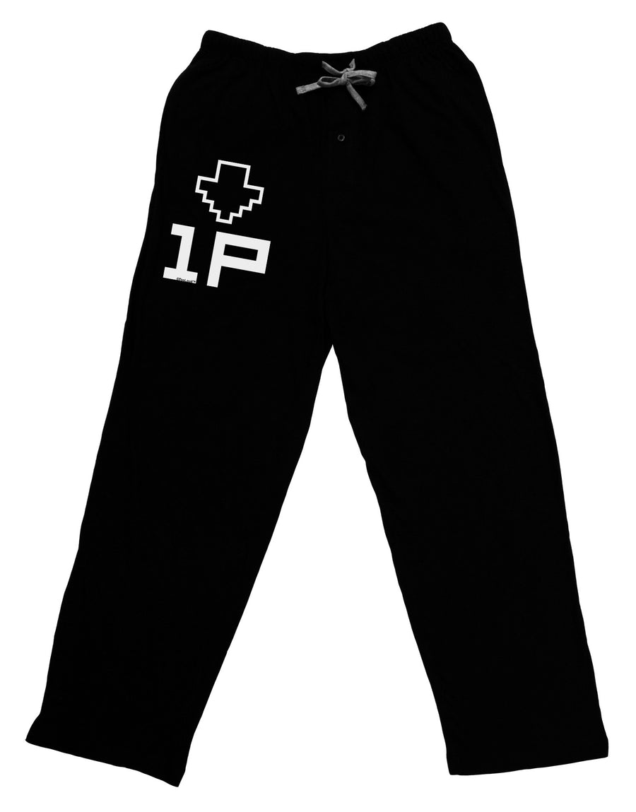 Player One Couples Design Adult Lounge Pants-Lounge Pants-TooLoud-Black-Small-Davson Sales