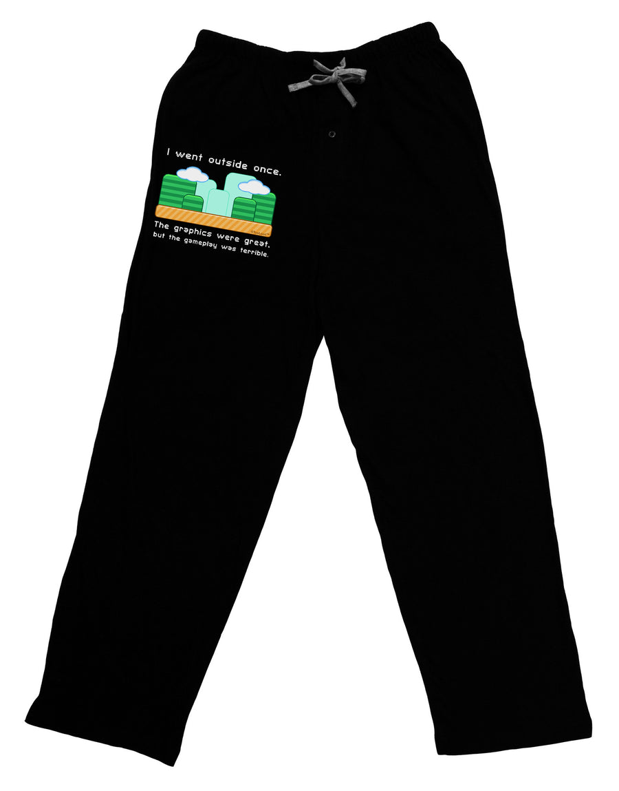 The Gameplay Was Terrible Adult Lounge Pants-Lounge Pants-TooLoud-Black-Small-Davson Sales