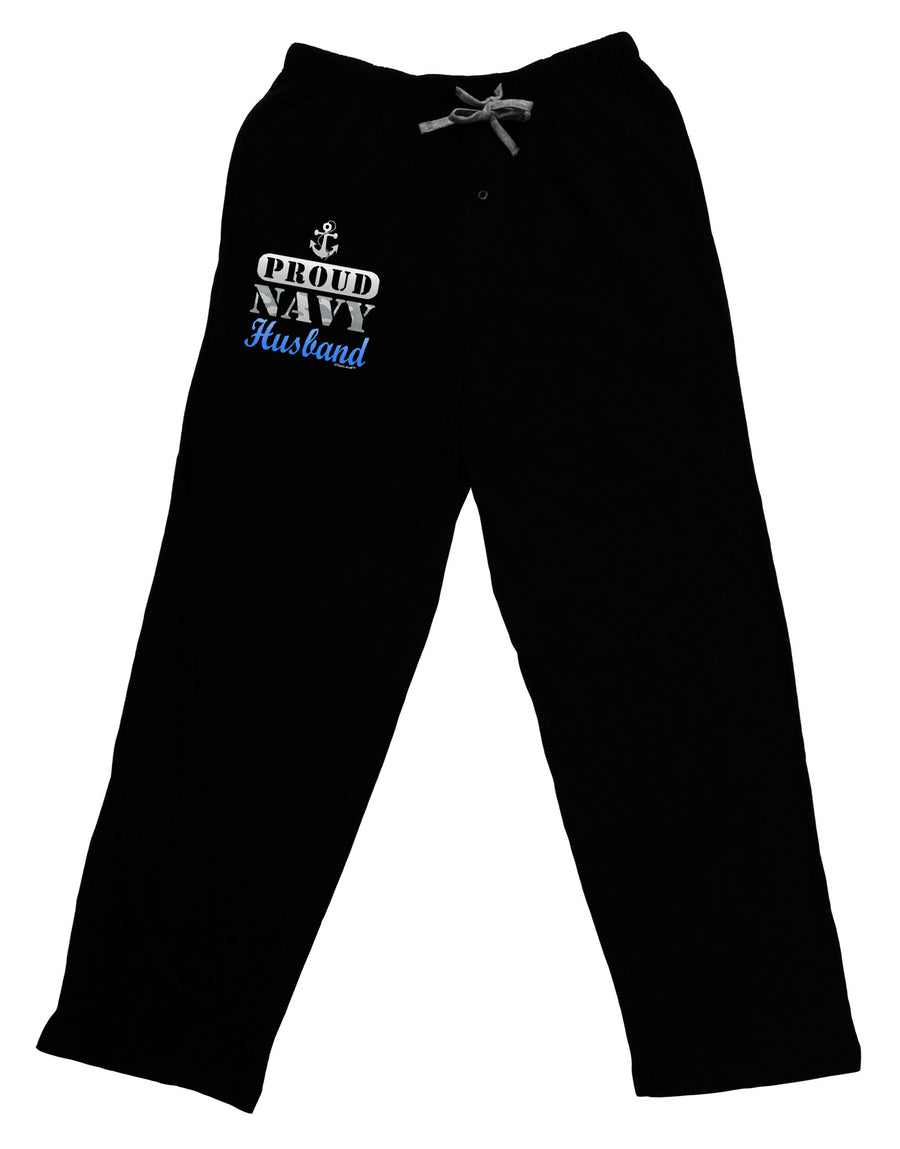 Proud Navy Husband Adult Lounge Pants-Lounge Pants-TooLoud-Black-Small-Davson Sales